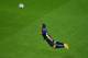 SALVADOR, BRAZIL - JUNE 13: Robin van Persie of the Netherlands scores the team's first goal with a diving header in the first half during the 2014 FIFA World Cup Brazil Group B match between Spain and Netherlands at Arena Fonte Nova on June 13, 2014 in