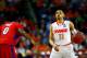 BUFFALO, NY - MARCH 22: Tyler Ennis #11 of the Syracuse Orange calls a play as Khari Price #0 of the Dayton Flyers defends during the third round of the 2014 NCAA Men's Basketball Tournament at the First Niagara Center on March 22, 2014 in Buffalo, New Yo