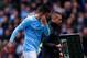 MANCHESTER, ENGLAND - FEBRUARY 22: Stevan Jovetic of Manchester City goes off with an injury during the Barclays Premier League match between Manchester City and Stoke City at the Etihad Stadium on February 22, 2014 in Manchester, England. (Photo by Pau