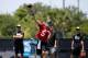 JACKSONVILLE, FL - MAY 16: Blake Bortles #5 of the Jacksonville Jaguars works out during rookie minicamp at Everbank Field on May 16, 2014 in Jacksonville, Florida. (Photo by Rob Foldy/Getty Images)