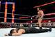 Rusev in control of Reigns on Raw.
