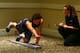TORONTO - CANADA - MAY 29: Sonny Milano performs a test during the Functional Movement screening at the NHL Combine May 29, 2014 at the Westin Bristol in Toronto, Ontario, Canada. (Photo by Graig Abel/NHLI via Getty Images)