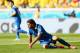 BELO HORIZONTE, BRAZIL - JUNE 14: Giorgos Samaras of Greece falls to the ground during the 2014 FIFA World Cup Brazil Group C match between Colombia and Greece at Estadio Mineirao on June 14, 2014 in Belo Horizonte, Brazil. (Photo by Quinn Rooney/Getty