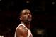 TORONTO, ON - MAY 4: Patrick Patterson #54 of the Toronto Raptors stands on the court during a game against the Brooklyn Nets in Game Seven of the Eastern Conference Quarterfinals during the NBA Playoffs at the Air Canada Centre on May 4, 2014 in Toronto,