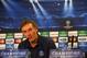 LONDON, ENGLAND - APRIL 07: Laurent Blanc, manager of PSG talks to the media at Stamford Bridge on April 7, 2014 in London, England. (Photo by Julian Finney/Getty Images)