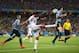 FORTALEZA, BRAZIL - JUNE 14: Bryan Ruiz of Costa Rica kicks the ball during the 2014 FIFA World Cup Brazil Group D match between Uruguay and Costa Rica at Castelao on June 14, 2014 in Fortaleza, Brazil. (Photo by Jamie McDonald/Getty Images)