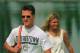 Schumacher with wife Corina.