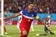 NATAL, BRAZIL - JUNE 16: Clint Dempsey of the United States reacts after scoring his team's first goal during the 2014 FIFA World Cup Brazil Group G match between Ghana and the United States at Estadio das Dunas on June 16, 2014 in Natal, Brazil. (Photo