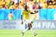 BRASILIA, BRAZIL - JUNE 19: Pablo Armero of Colombia controls the ball during the 2014 FIFA World Cup Brazil Group C match between Colombia and Cote D'Ivoire at Estadio Nacional on June 19, 2014 in Brasilia, Brazil. (Photo by Christopher Lee/Getty Imag