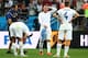 SAO PAULO, BRAZIL - JUNE 19: Wayne Rooney of England looks dejected after a 2-1 defeat in the 2014 FIFA World Cup Brazil Group D match between Uruguay and England at Arena de Sao Paulo on June 19, 2014 in Sao Paulo, Brazil. (Photo by Julian Finney/Getty