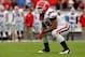 Nov 2, 2013; Jacksonville, FL, USA; Georgia Bulldogs fullback Quayvon Hicks (48) during the first quarter against the Florida Gators at EverBank Field. Mandatory Credit: Kim Klement-USA TODAY Sports