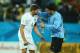 SAO PAULO, BRAZIL - JUNE 19: Luis Suarez of Uruguay consoles Steven Gerrard of England after Uruguay's 2-1 victory in the 2014 FIFA World Cup Brazil Group D match between Uruguay and England at Arena de Sao Paulo on June 19, 2014 in Sao Paulo, Brazil. (