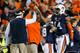 AUBURN, AL - NOVEMBER 30: Nick Marshall #14 celebrates with head coach Gus Malzahn of the Auburn Tigers in the fourth quarter against the Alabama Crimson Tide at Jordan-Hare Stadium on November 30, 2013 in Auburn, Alabama. (Photo by Kevin C. Cox/Getty I