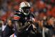 Nov 30, 2013; Auburn, AL, USA; Auburn Tigers wide receiver Sammie Coates (18) scores a touchdown against the Alabama Crimson Tide during the fourth quarter at Jordan Hare Stadium. Mandatory Credit: Shanna Lockwood-USA TODAY Sports