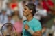 Jun 6, 2014; Paris, France; Rafael Nadal (ESP) celebrates recording match point in his match against Andy Murray (GBR) on day 13 at the 2014 French Open at Roland Garros. Mandatory Credit: Susan Mullane-USA TODAY Sports