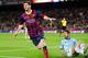 BARCELONA, SPAIN - MARCH 26: Lionel Messi of FC Barcelona celebrates after scoring his team's second goal during the La Liga match between FC Barcelona and RC Celta de Vigo at Camp Nou on March 26, 2014 in Barcelona, Spain. (Photo by Alex Caparros/Getty I