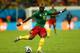 MANAUS, BRAZIL - JUNE 18: Stephane Mbia of Cameroon strikes the ball during the 2014 FIFA World Cup Brazil Group A match between Cameroon and Croatia at Arena Amazonia on June 18, 2014 in Manaus, Brazil. (Photo by Clive Brunskill/Getty Images)