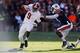 AUBURN, AL - NOVEMBER 30: Amari Cooper #9 of the Alabama Crimson Tide completes a first quarter reception against Jermaine Whitehead #9 of the Auburn Tigers at Jordan-Hare Stadium on November 30, 2013 in Auburn, Alabama. (Photo by Kevin C. Cox/Getty Ima