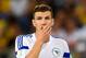 CUIABA, BRAZIL - JUNE 21: Edin Dzeko of Bosnia and Herzegovina looks dejected after a 1-0 defeat in the 2014 FIFA World Cup Group F match between Nigeria and Bosnia-Herzegovina at Arena Pantanal on June 21, 2014 in Cuiaba, Brazil. (Photo by Stu Forster/