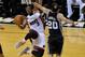 Dwyane Wade shot 43.8 percent while averaging only 15.2 points per game in the 2014 NBA Finals vs. the Spurs.