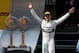 SPIELBERG, AUSTRIA - JUNE 22: Nico Rosberg of Germany and Mercedes GP celebrates on the podium after victory in the Austrian Formula One Grand Prix at Red Bull Ring on June 22, 2014 in Spielberg, Austria. (Photo by Dom Romney/Getty Images)