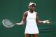 LONDON, ENGLAND - JUNE 23: Sloane Stephens of the United States reacts during her defeat against Maria Kirilenko of Russia on day one of the Wimbledon Lawn Tennis Championships at the All England Lawn Tennis and Croquet Club at Wimbledon on June 23, 2014