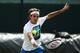 LONDON, ENGLAND - JUNE 23: Roger Federer of Switzerland during a practice session on day one of the Wimbledon Lawn Tennis Championships at the All England Lawn Tennis and Croquet Club at Wimbledon on June 23, 2014 in London, England. (Photo by Dan Kitwo