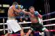 Lomachenko used a hard jab to keep Russell honest.