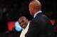LOS ANGELES - FEBRUARY 20: Kobe Bryant #24 of the Los Angeles Lakers and Head Coach Byron Scott of the New Orleans Hornets share a smile during their game at Staples Center on February 20, 2009 in Los Angeles, California. NOTE TO USER: User expressly ack