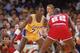 Though he had been retired for six years, Michael Cooper's skills as a defender still offered Lakers GM Jerry West a good test of Kobe Bryant's NBA skills in a 1996 predraft workout.