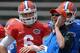 Florida QB Jeff Driskel (left) and OC Kurt Roper