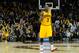 Feb 9, 2014; Cleveland, OH, USA; Cleveland Cavaliers shooting guard Dion Waiters (3) celebrates in the fourth quarter against the Memphis Grizzlies at Quicken Loans Arena. Mandatory Credit: David Richard-USA TODAY Sports