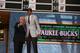 BROOKLYN, NY - JUNE 27: Giannis Antetokounmpo shakes hands with NBA Commissioner, David Stern after being selected number fifteen overall by the Milwaukee Bucks during the 2013 NBA Draft on June 27, 2013 at Barclays Center in Brooklyn, New York. NOTE TO U
