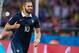 PORTO ALEGRE, BRAZIL - JUNE 15: Karim Benzema of France celebrates after scoring his team's third goal during the 2014 FIFA World Cup Brazil Group E match between France and Honduras at Estadio Beira-Rio on June 15, 2014 in Porto Alegre, Brazil. (Photo by
