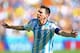 BELO HORIZONTE, BRAZIL - JUNE 21: Lionel Messi of Argentina celebrates scoring his team's first goal during the 2014 FIFA World Cup Brazil Group F match between Argentina and Iran at Estadio Mineirao on June 21, 2014 in Belo Horizonte, Brazil. (Photo by