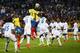 CURITIBA, BRAZIL - JUNE 20: Enner Valencia of Ecuador (13) scores his team's second goal during the 2014 FIFA World Cup Brazil Group E match between Honduras and Ecuador at Arena da Baixada on June 20, 2014 in Curitiba, Brazil. (Photo by Julian Finney/G