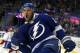 TAMPA, FL - APRIL 1: Ryan Callahan #24 of the Tampa Bay Lightning celebrates his goal against the Montreal Canadiens at the Tampa Bay Times Forum on April 1, 2014 in Tampa, Florida. (Photo by Mike Carlson/Getty Images)