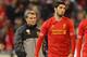 MELBOURNE, AUSTRALIA - JULY 24: Liverpool FC Manager Brendan Rodgers (L) looks on as Luis Suarez of Liverpool is substituted into the match during the match between the Melbourne Victory and Liverpool at the Melbourne Cricket Ground on July 24, 2013 in M