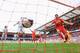 LIVERPOOL, ENGLAND - MAY 11: Luis Suarez of Liverpool celebrates the second goal scored by Daniel Sturridge during the Barclays Premier League match between Liverpool and Newcastle United at Anfield on May 11, 2014 in Liverpool, England. (Photo by Laure