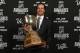 LAS VEGAS, NV - JUNE 24: Duncan Keith of the Chicago Blackhawks poses after winning the Norris Trophy during the 2014 NHL Awards at the Encore Theater at Wynn Las Vegas on June 24, 2014 in Las Vegas, Nevada. (Photo by Bruce Bennett/Getty Images)