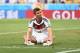 FORTALEZA, BRAZIL - JUNE 21: Thomas Mueller of Germany reacts after a missed chance during the 2014 FIFA World Cup Brazil Group G match between Germany and Ghana at Castelao on June 21, 2014 in Fortaleza, Brazil. (Photo by Laurence Griffiths/Getty Images