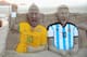 RIO DE JANEIRO, BRAZIL - JUNE 09: A sandcastle of Neymar of Brazil and Lionel Messi of Argentina on Copacabana beach on June 9, 2014 in Rio de Janeiro, Brazil. (Photo by Julian Finney/Getty Images)