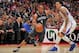 LOS ANGELES, CA - JANUARY 12: Arron Afflalo #4 of the Orlando Magic drives to the hoop against Matt Barnes #22 of the Los Angeles Clippers at Staples Center on January 12, 2013 in Los Angeles, California. NOTE TO USER: User expressly acknowledges and agre