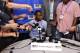 NEW YORK - JUNE 25: NBA Draft Prospect Andrew Wiggins, speaks to the media during media availability as part of the 2014 NBA Draft on June 25, 2014 at the Westin Times Square in New York City. NOTE TO USER: User expressly acknowledges and agrees that, by