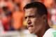 SAO PAULO, BRAZIL - JUNE 23: Alexis Sanchez of Chile looks on during the 2014 FIFA World Cup Brazil Group B match between the Netherlands and Chile at Arena de Sao Paulo on June 23, 2014 in Sao Paulo, Brazil. (Photo by Matthias Hangst/Getty Images)