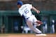 Mar 2, 2014; Phoenix, AZ, USA; Los Angeles Dodgers left fielder Joc Pederson (65) runs the bases against the San Diego Padres in the second inning at Camelback Ranch. Mandatory Credit: Joe Camporeale-USA TODAY Sports