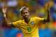 BRASILIA, BRAZIL - JUNE 23: Neymar of Brazil celebrates scoring his team's second goal and his second of the game during the 2014 FIFA World Cup Brazil Group A match between Cameroon and Brazil at Estadio Nacional on June 23, 2014 in Brasilia, Brazil. (P
