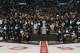 LOS ANGELES, CA- JUNE 16: Members of the Los Angeles Kings pose for a team photo during the 2014 LA Kings Stanley Cup Championship Parade and Rally on June 16, 2014 in Los Angeles, California. (Photo by Dave Sandford/Getty Images)