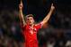 MANCHESTER, ENGLAND - OCTOBER 02: Thomas Muller of FC Bayern Munchen celebrates scoring the second goal during the UEFA Champions League Group D match between Manchester City and FC Bayern Munchen at Etihad Stadium on October 2, 2013 in Manchester, Engl