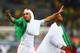 CURITIBA, BRAZIL - JUNE 26: Sofiane Feghouli of Algeria celebrates after a 1-1 draw during the 2014 FIFA World Cup Brazil Group H match between Algeria and Russia at Arena da Baixada on June 26, 2014 in Curitiba, Brazil. (Photo by Julian Finney/Getty Im